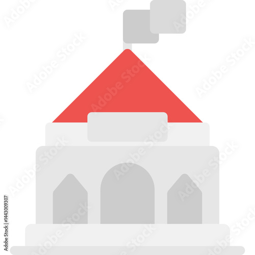 International Embassy Flat Icon
