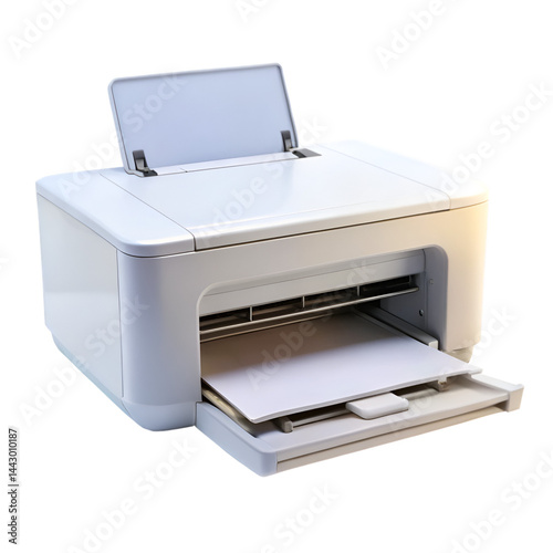 Printer isolated on transparent background 