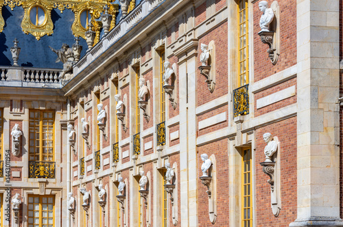Obraz na płótnie Facade of Versailles palace outside Paris, France w salonie