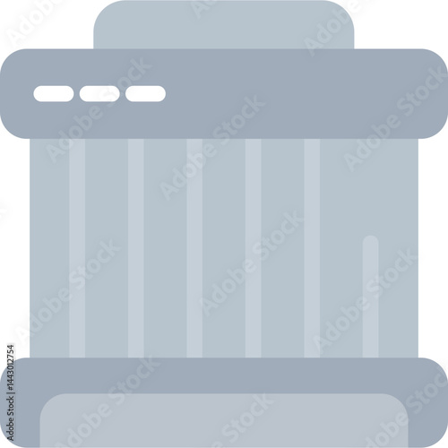 Radiator Flat Icon