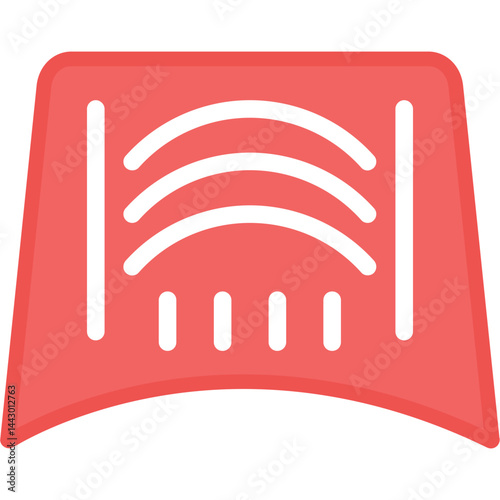 Car Hood Flat Icon