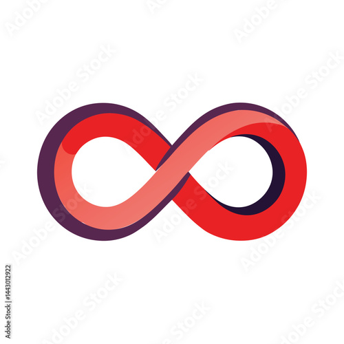 Infinity loop symbol elegant minimal design
