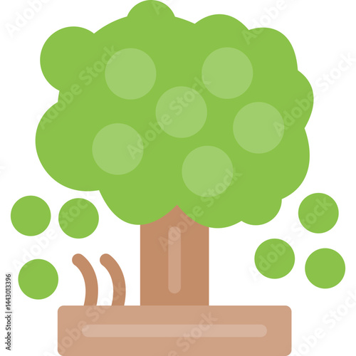 Orchard Flat Icon