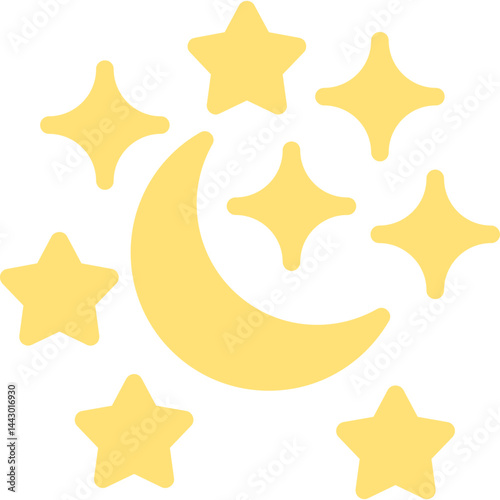 Night Light Flat Icon