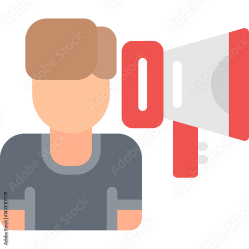 Movie Director Flat Icon
