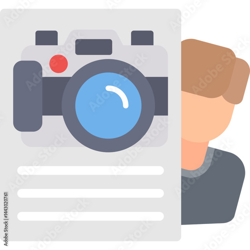 Behind Flat Icon
