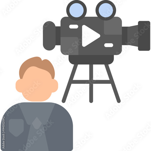 Director Flat Icon