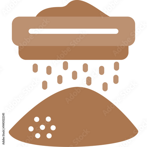 Sifting Screen Flat Icon