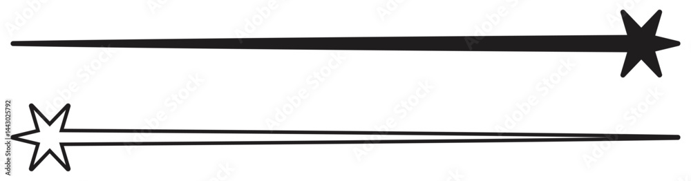Set of Magic Wand Star Icon Vector Illustration. Set of Magic Wand Star Icon Vector Illustration.