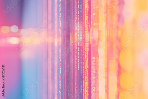 Colorful code display in data center