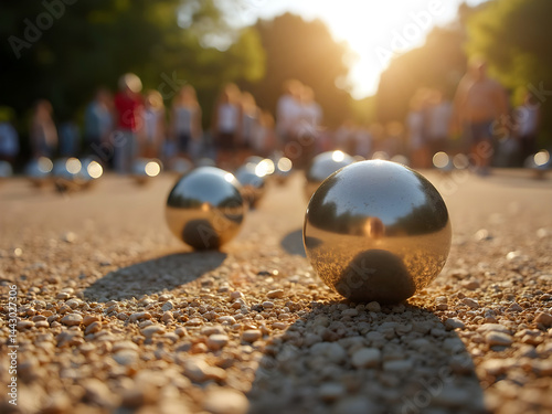 L’art de la pétanque en action