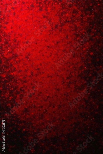 Abstract Crimson Texture A Deep Red Background with Dark Specks and Gradient