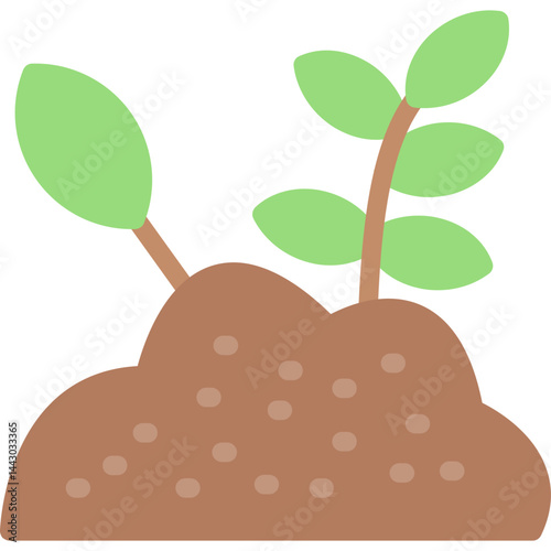 Fertile Land Flat Icon