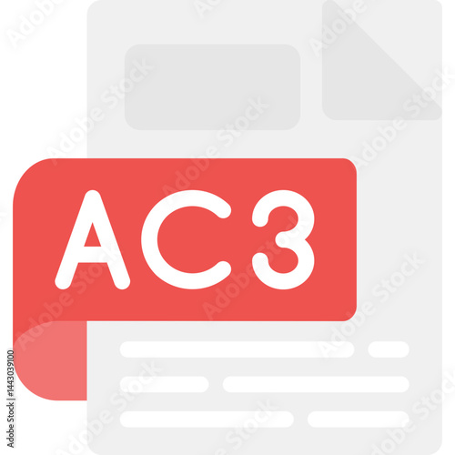 AC3 Flat Icon