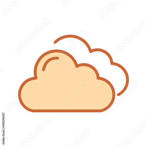 Cloudy Weather Vector Icon