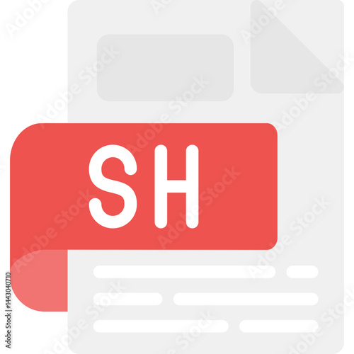 SH Flat Icon
