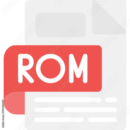 ROM Flat Icon