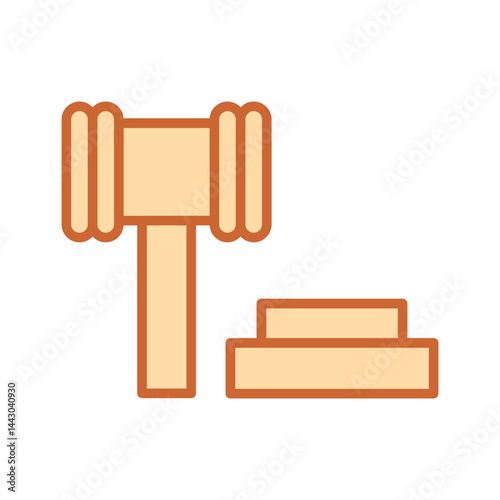 Gavel Vector Icon
