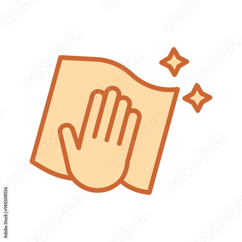 Cleaning Cloth Vector Icon