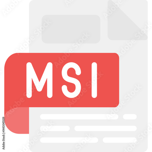 MSI Flat Icon