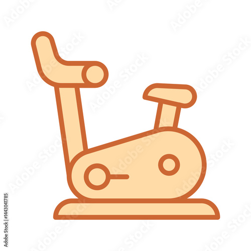 Exercise Bike Vector Icon