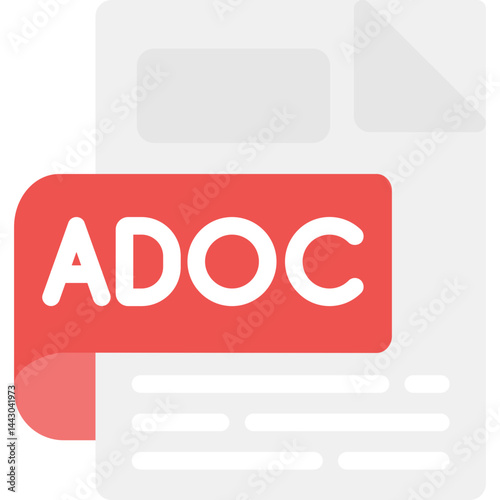 ADOC Flat Icon