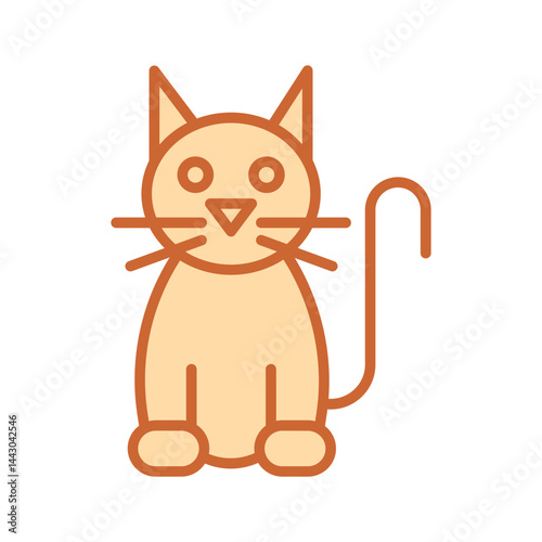 Black Cat Vector Icon