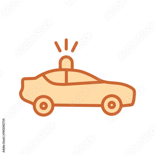 Police Car Vector Icon