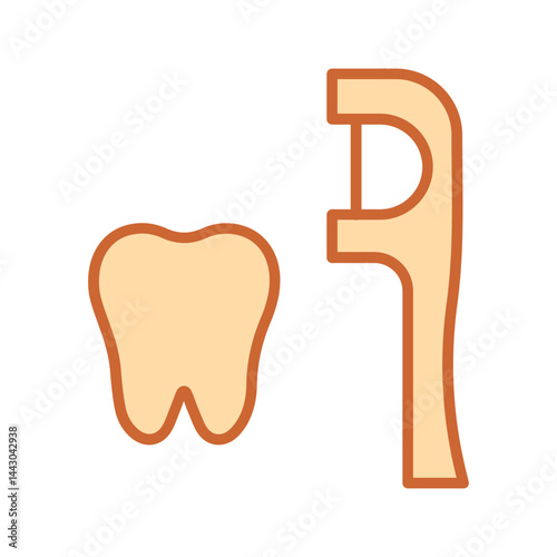 Dental Floss Vector Icon