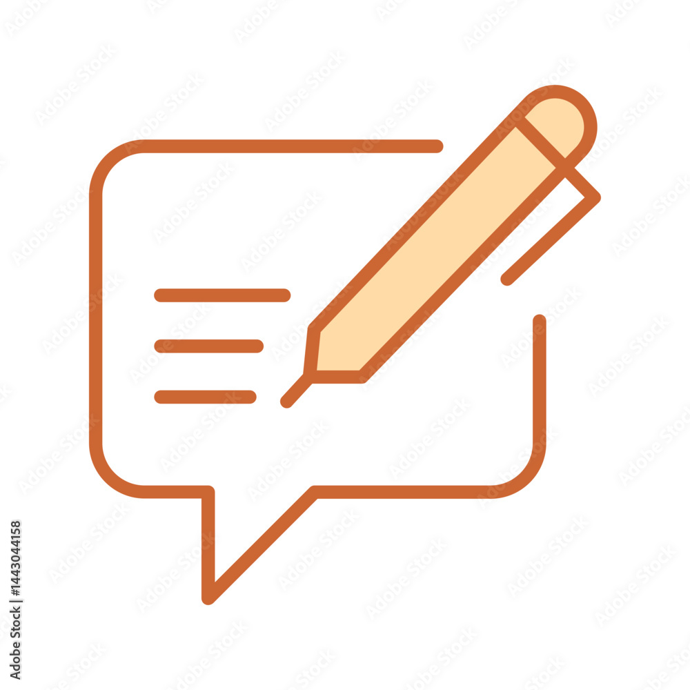 Review Form Vector Icon Review Form Vector Icon