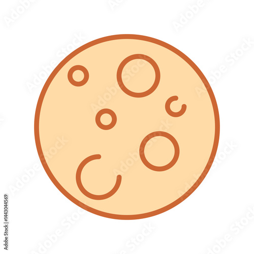 Full Moon Vector Icon