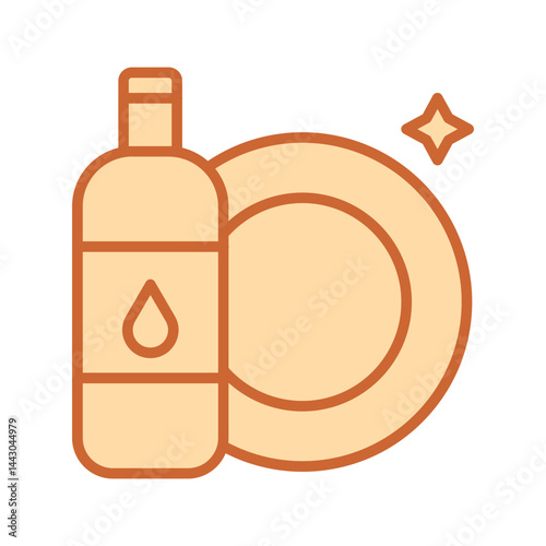 Dishwashing Vector Icon