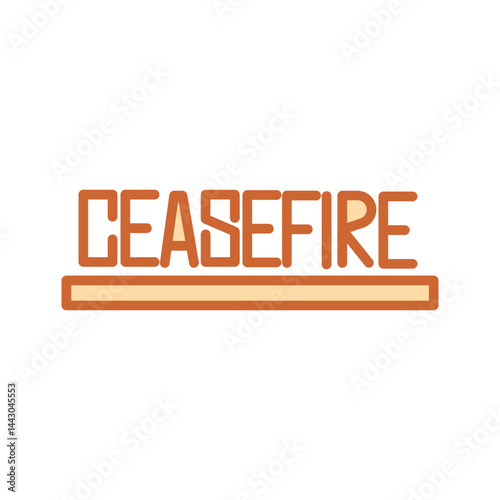 Ceasefire Vector Icon