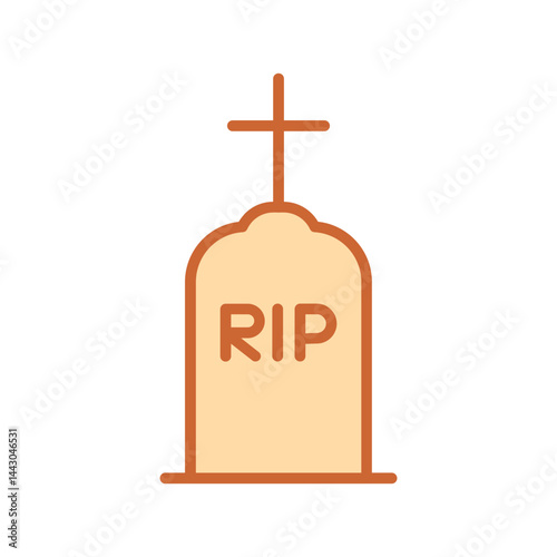 Tombstone Vector Icon