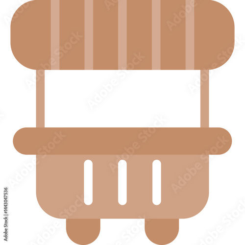 Street Market Flat Icon