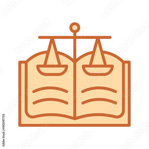 American Constitution Vector Icon