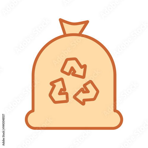 Trash Bag Vector Icon
