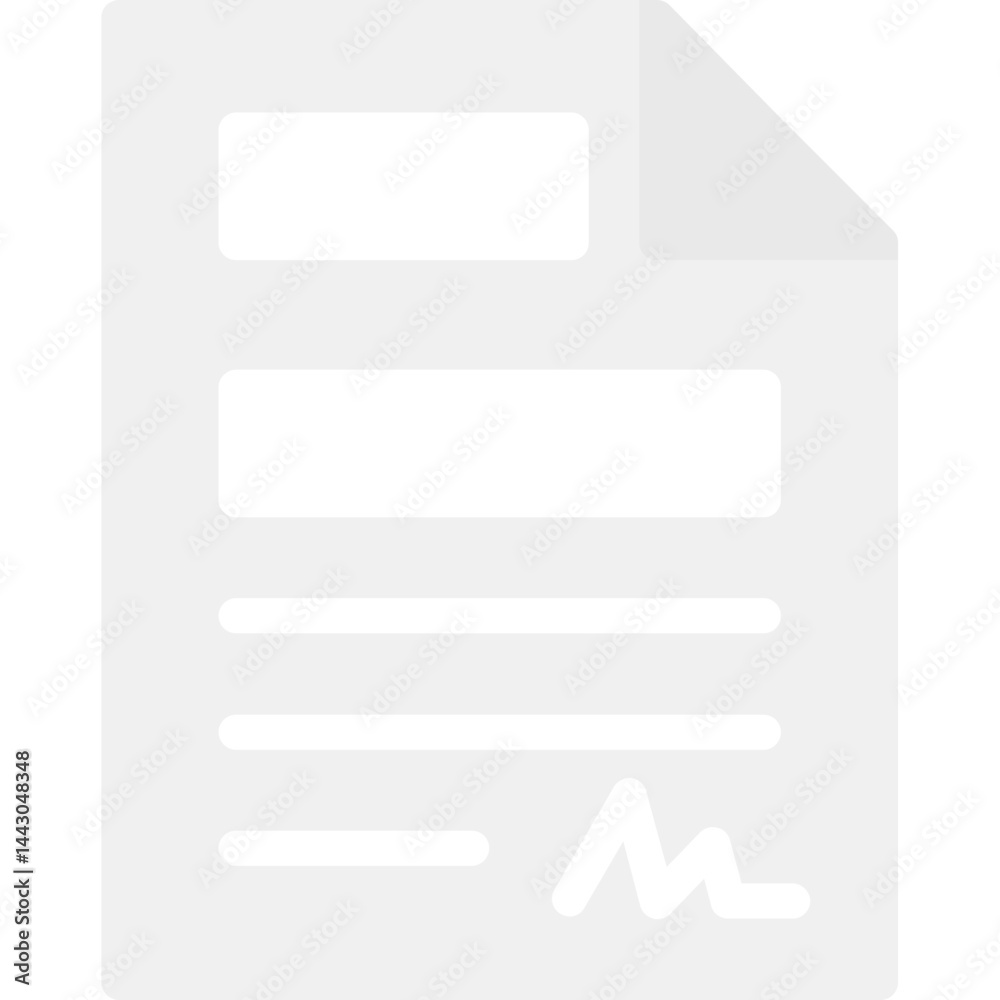 Digital Contracts Flat Icon Digital Contracts Flat Icon