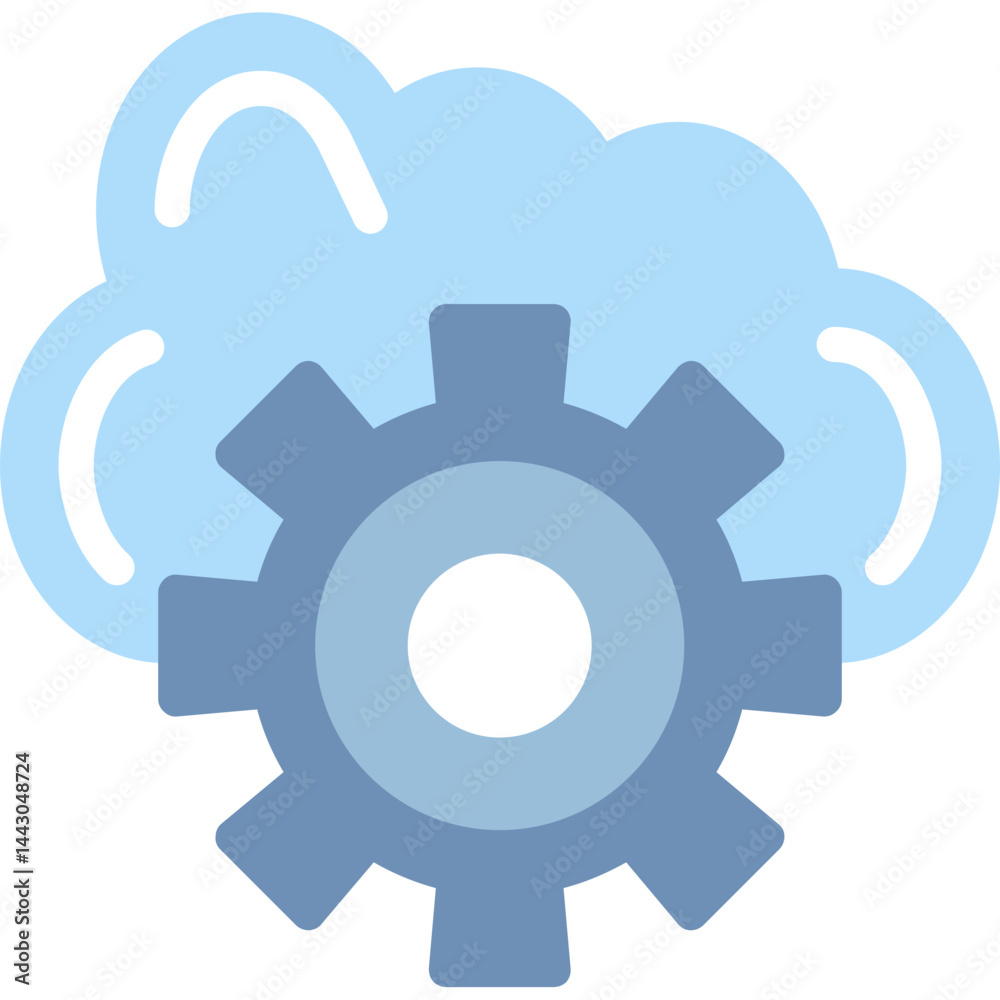 SaaS Flat Icon SaaS Flat Icon