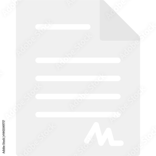 Rental Agreement Flat Icon