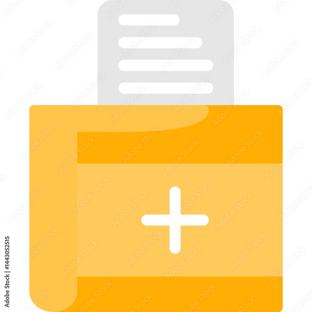 Obraz premium Top Secret Folder Flat Icon