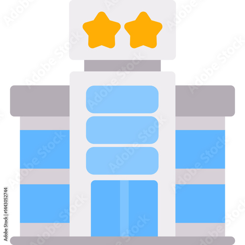 Police Station Flat Icon
