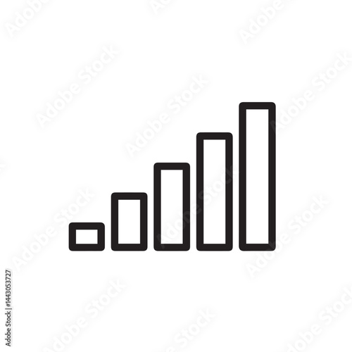 Free Download Full Network Outline Icon Signal Strength Line Vector - GFXLoad