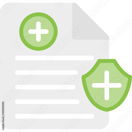Health Insurance Flat Icon