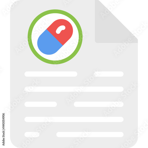 Sick Leave Flat Icon