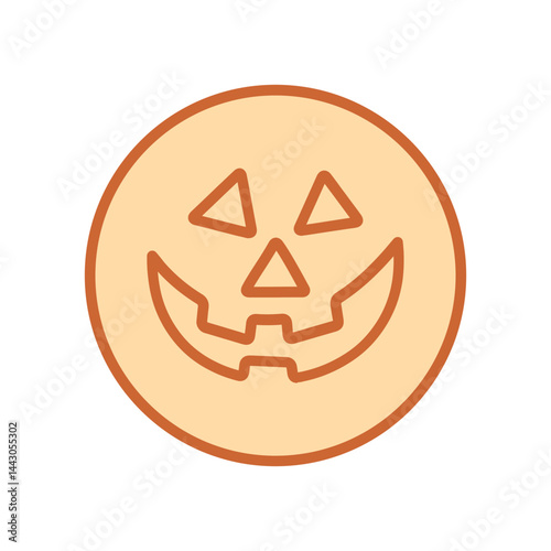 Jack Lantern Face Vector Icon