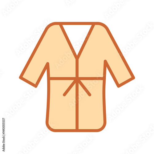 Bathrobe Vector Icon