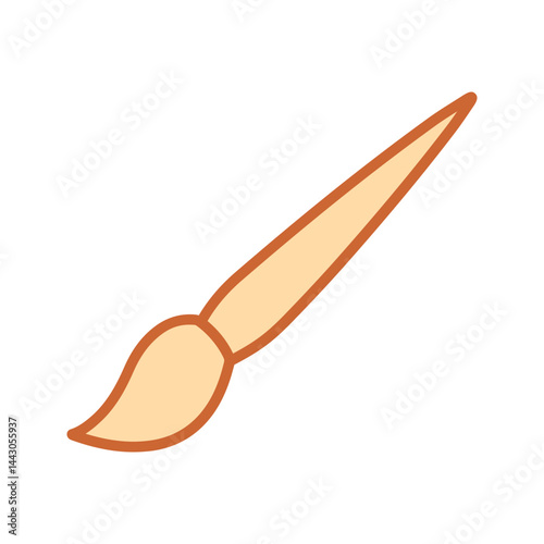 Art Brush Vector Icon