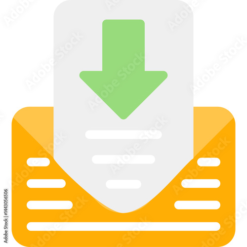 Email Inbox Flat Icon