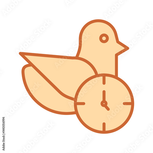 Early Bird Vector Icon